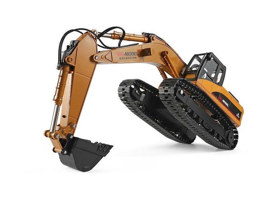 Modellismo RC: RC Schaufelbagger - RC Bagger Digger, RTR-Set mit Rauchmodul – Nuovo e nell'imballaggio originale da Entlebuch venduto da Hebu 2