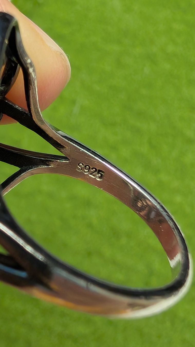 Anelli: Designer Künstler Ring. Silber mit Edelsteinen – Usato da Untervaz venduto da Lyraia 3