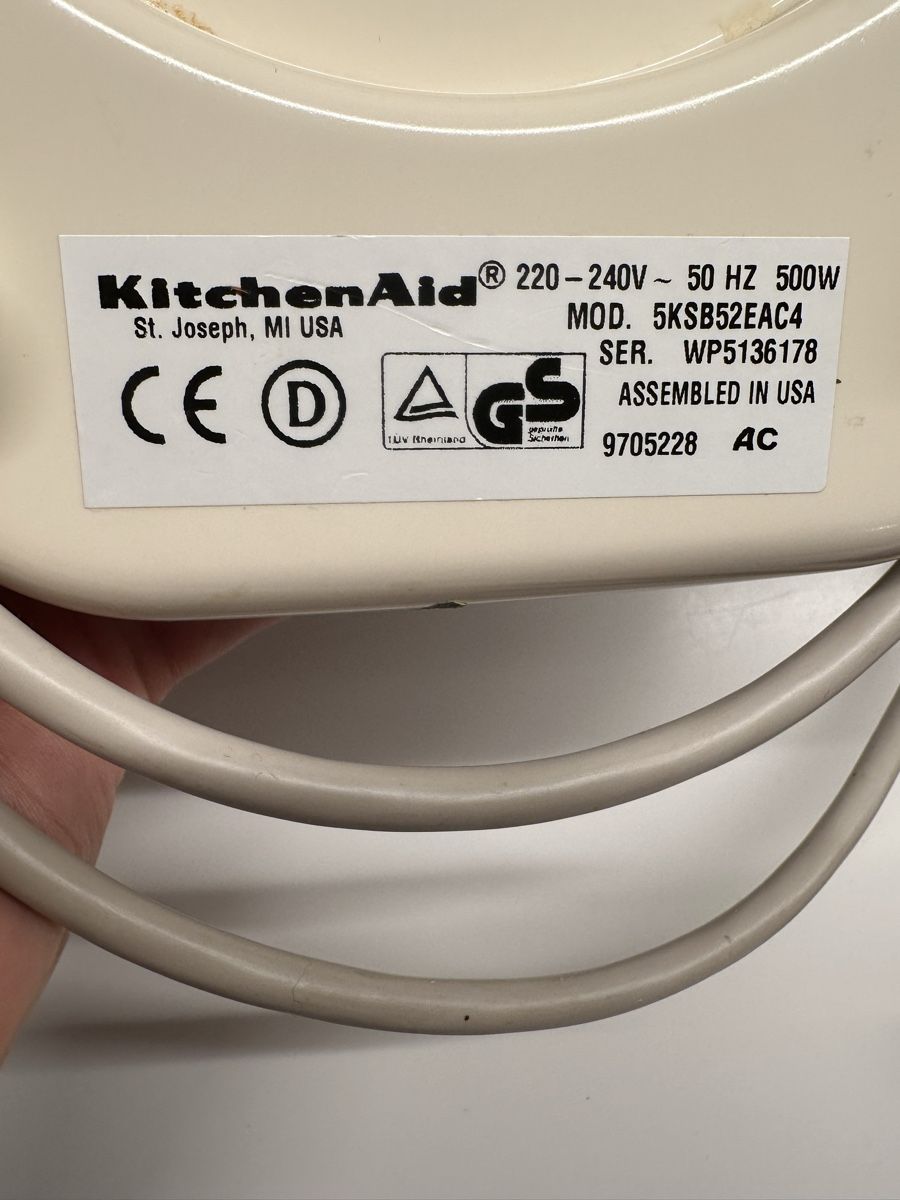 Kitchenaid Elettrodomestici da cucina: KitchenAid Standmixer / Blender 5KSB52EAC4 – Usato da Zürich venduto da maj_ws7n 3