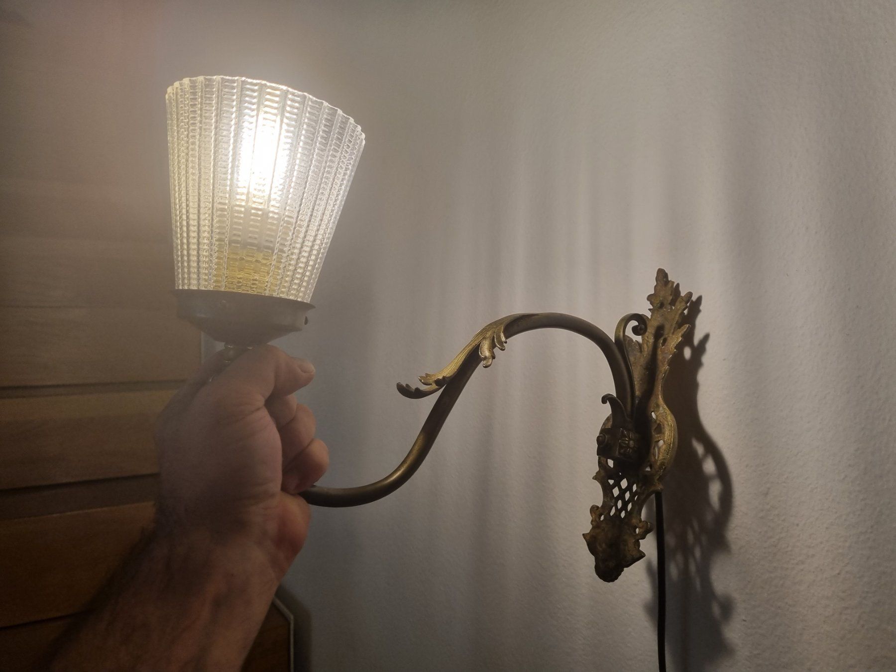 Lampade: Wandlampe Vintage Messing – Usato da Basel venduto da Jcva