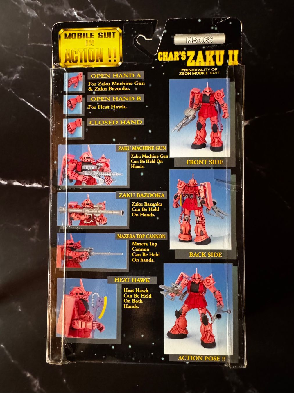 Bandai Spielzeuge: BANDAI MS06-S CHAR'S ZAKU II / MSA – Neu und originalverpackt aus Knonau von CEPPIGATTI 1