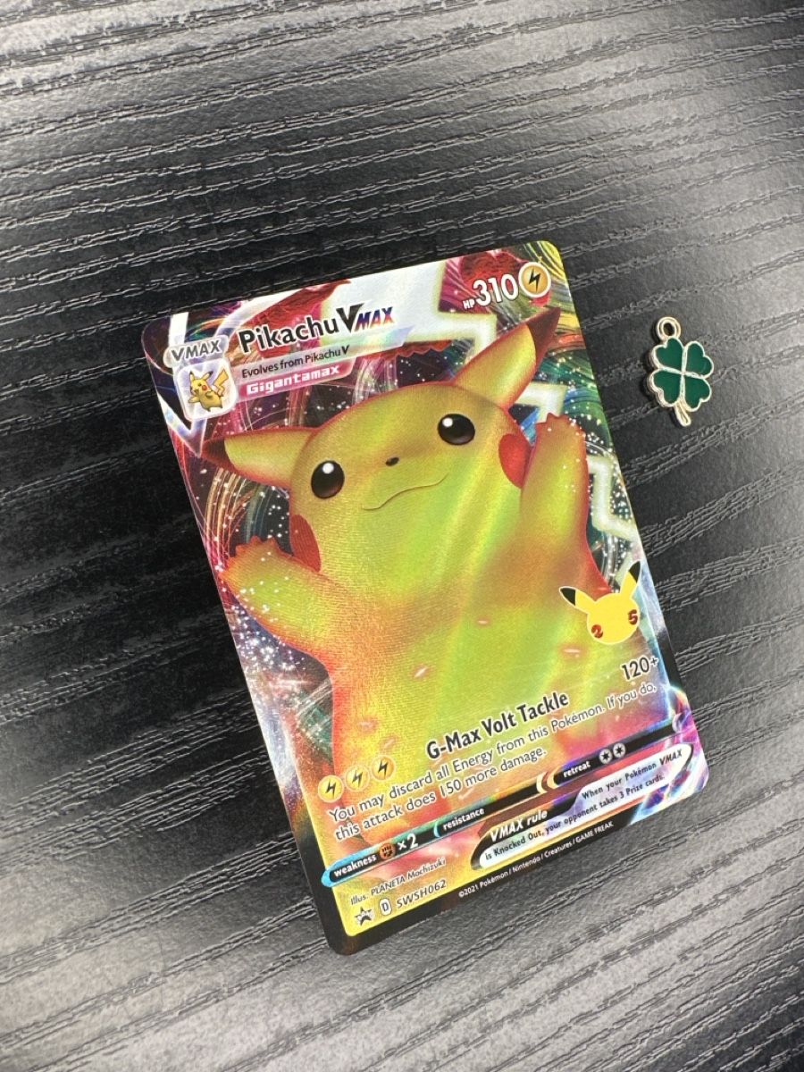 Pokémon Sammelbilder & Trading cards: swsh062 pikachu vmax Holo Fullart 2021 – Gebraucht aus Uster von Neonschwarz 1