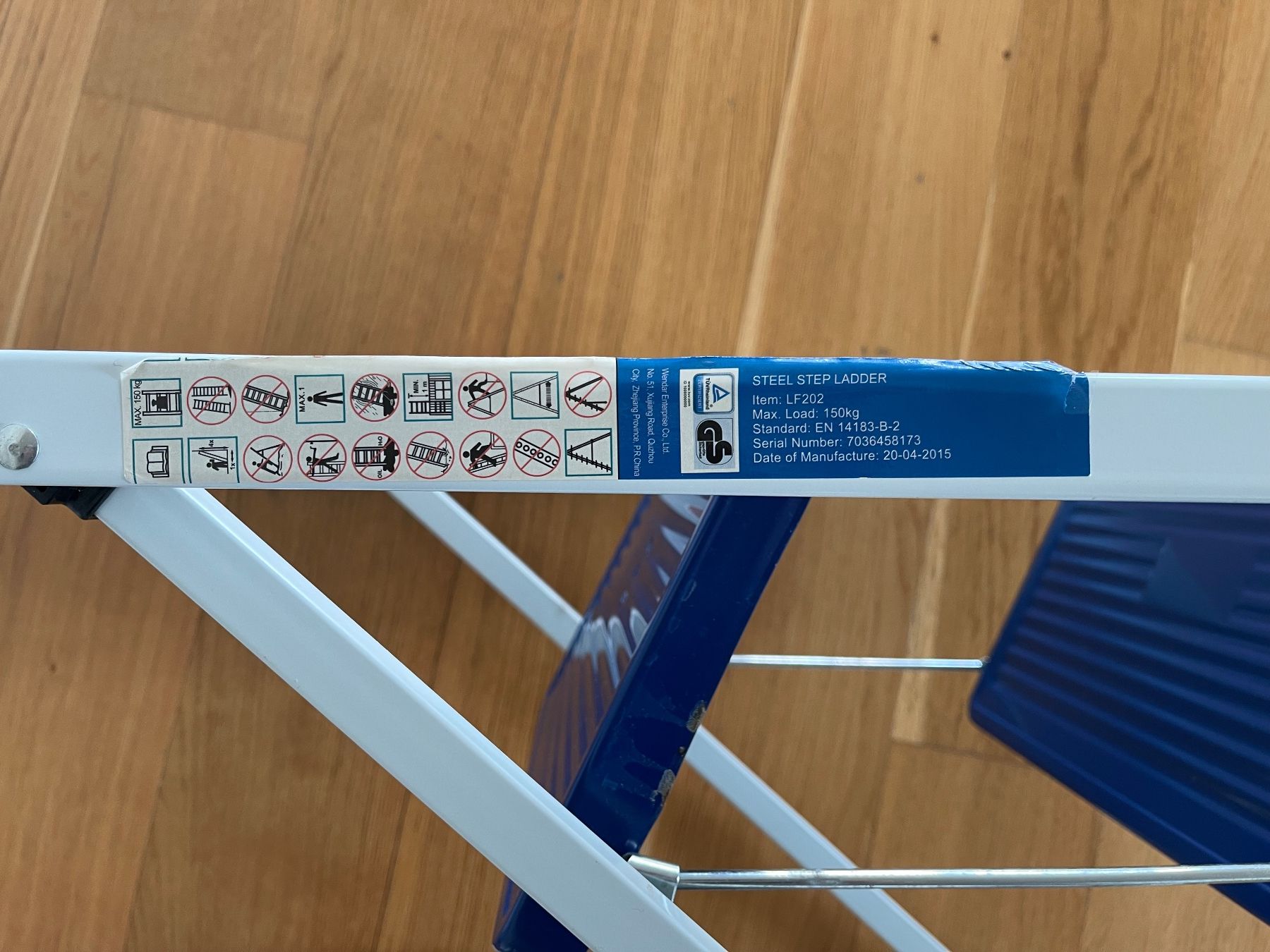 Scale: Klapptrittleiter, 2 Stufen, Stahl – Usato da Ehrendingen venduto da abo_p9n6 4