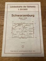 Landeskarte der Schweiz - Schwarzenburg (1969)