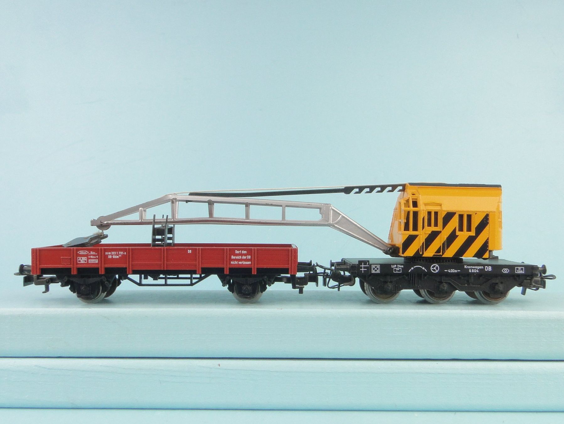 Märklin Modellini di ferrovie: Märklin H0 4671 Kranwagen der DB – Usato da Bülach venduto da cann11 1