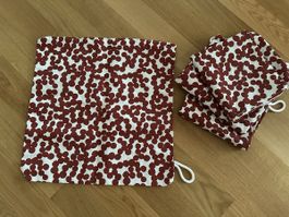 Dekorative Kissenbezüge mit Muster, 4 Stk, neuwertig