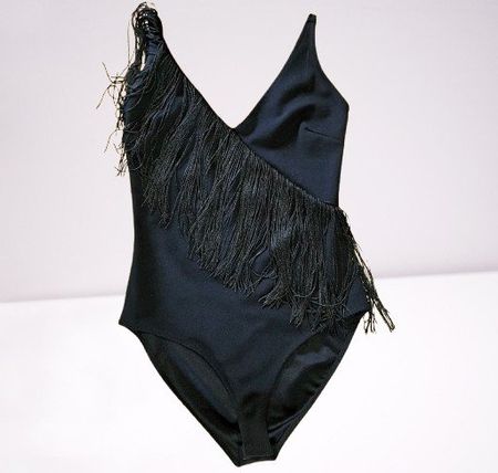 🖤✨Der Night-Out Hingucker! Bershka Bodysuit mit Fransen✨💫
