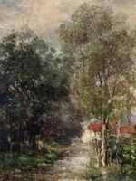 Landschaftsgemälde antik