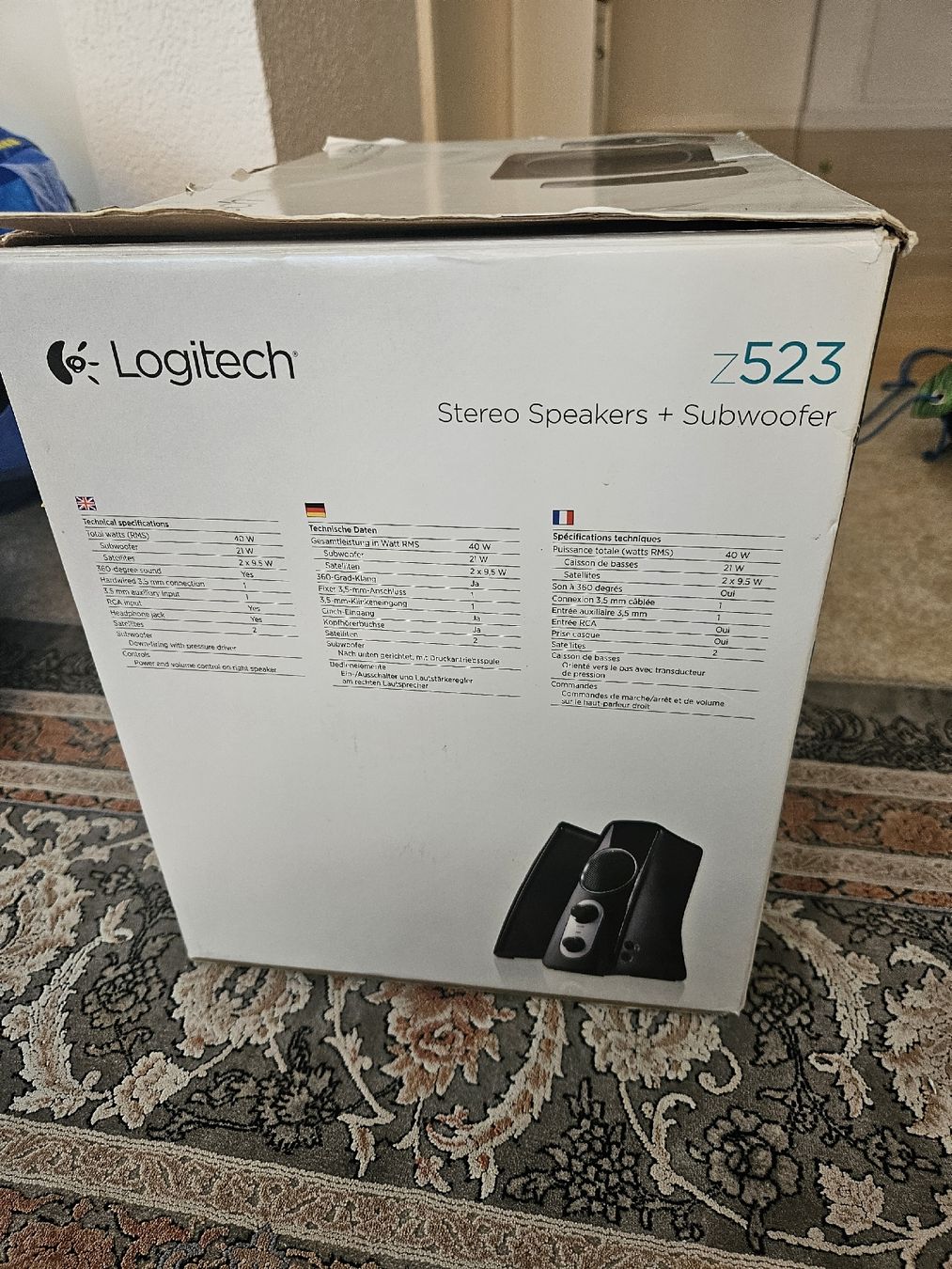 Logitech Home Cinema: Logitech Stereo Speakers+Subwoofer – Nuovo (secondo la descrizione) da Bern venduto da sum_7nks 5