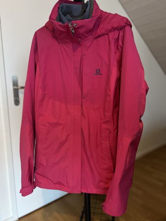 Salomon Gore-Tex Jacke Pink, Winterjacke Gr. L