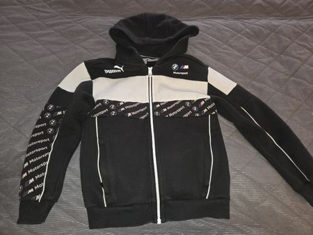 BMW Motorsport Puma Hoodie Jacke Top Zustand! Gr. 140