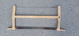 Handsäge antik, Holzbearbeitung, Werkzeug, Vintage Säge