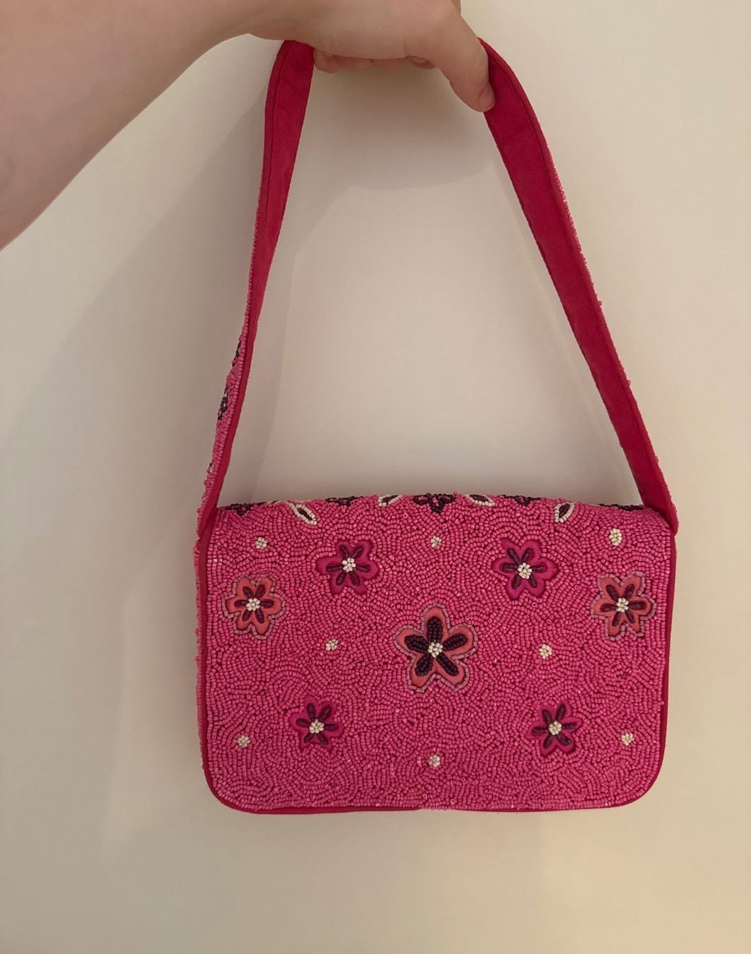 Sacs femmes: Pink beaded shoulder bag – D'occasion à Zürich par AnnaSaskia 7