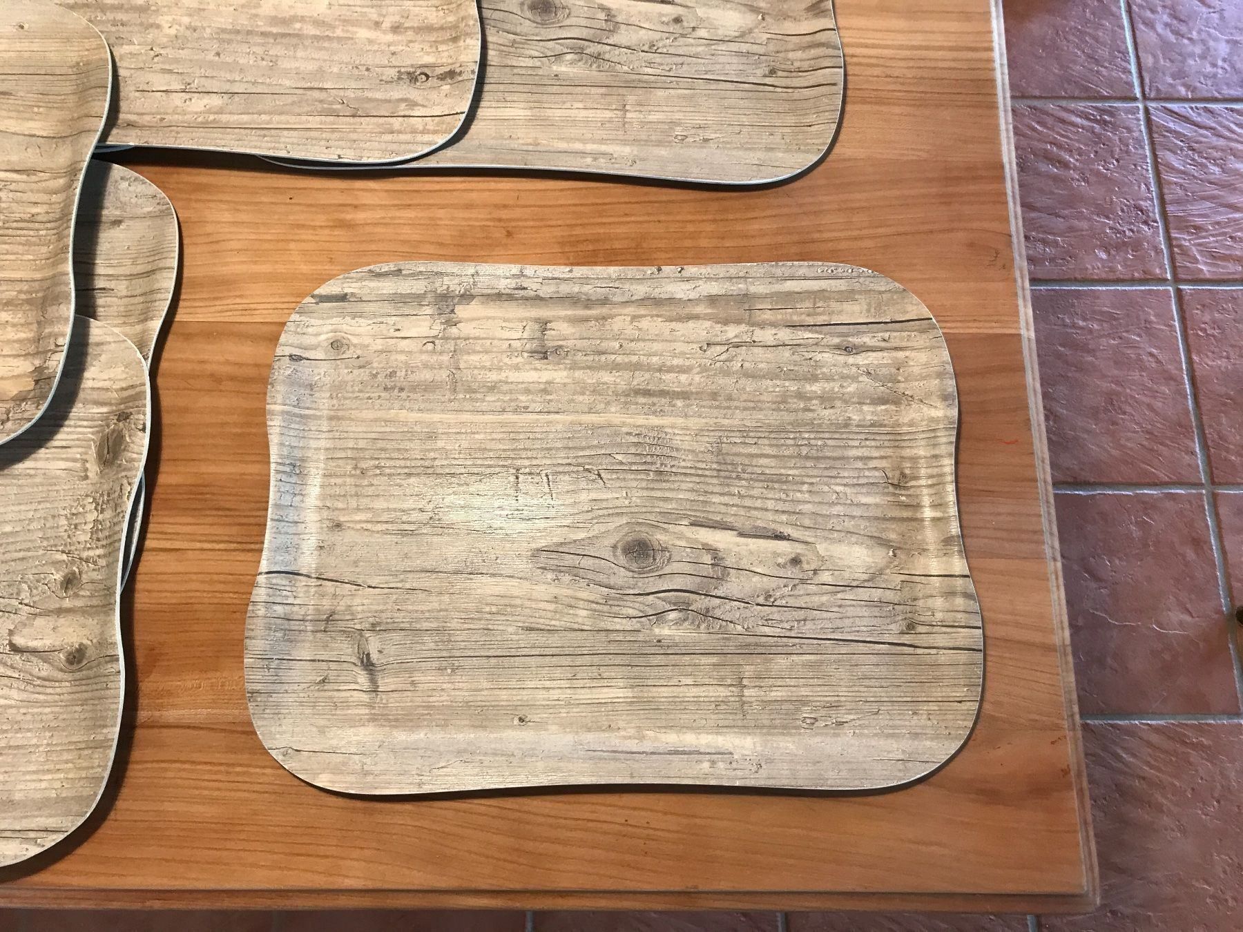 Elettrodomestici da cucina: 12 Holzstyle Service/Abräum Tabletts – Usato da Dittingen venduto da Cervolino77 1