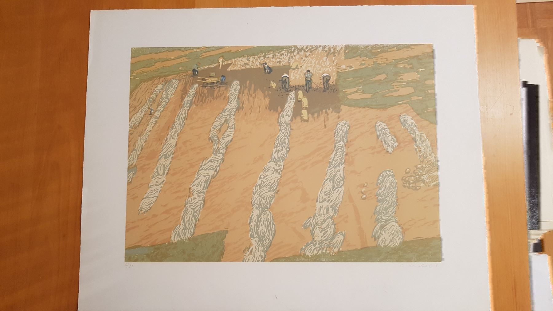Grafica & Litografie: Karl LANDOLT (1925-2009) Farblithogr. – Usato da Emmenbrücke venduto da Kunstankaufverkauf9