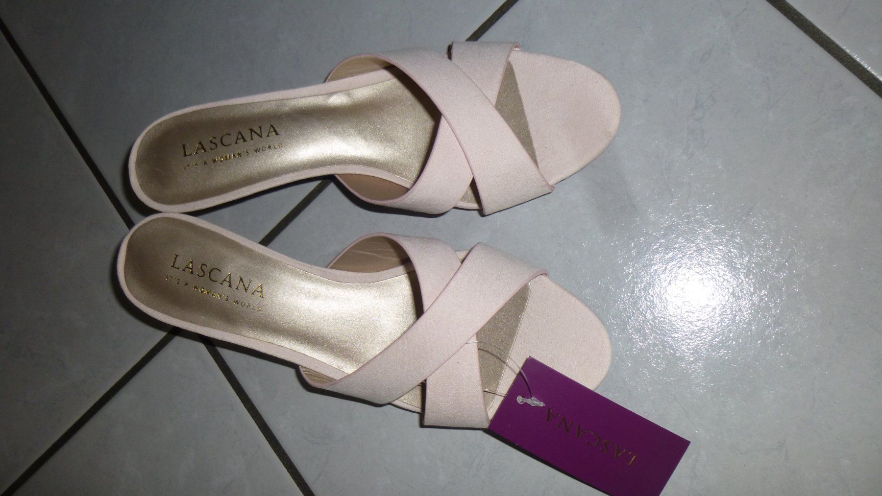 Lascana Scarpe da donna: Lascana Pantolette Gr. 38 neu, rose – Nuovo (secondo la descrizione) da Triengen venduto da misterpicknicker