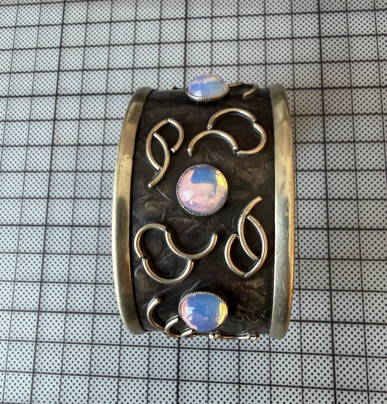 Bracciali & Braccialetti: Wunderschönes Armband mit Opal Steinen, Silber, Top! – Usato da Nussbaumen AG venduto da olitech5415