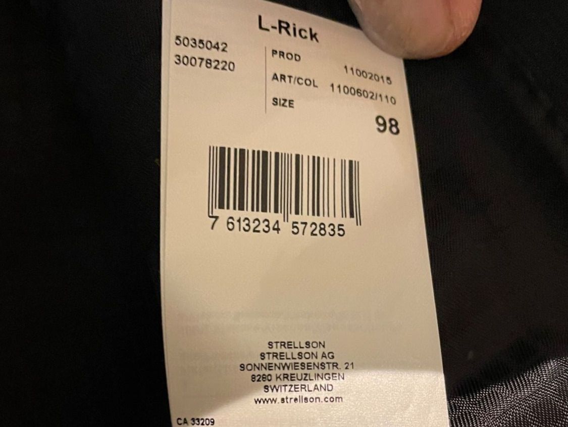 Strellson Giacche: Strellson Blazer Schwarz glänzend/Gr.98/Neu/OVP – Nuovo e nell'imballaggio originale da Volketswil venduto da rubin74 4