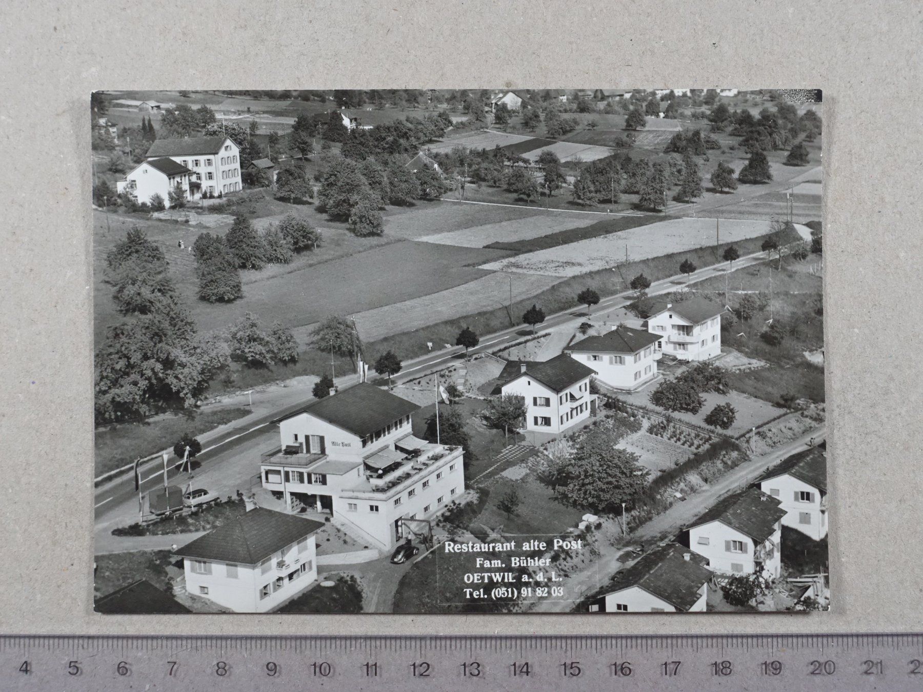 Cartes postales: Oetwil an der Limmat, Restaurant alte Post – D'occasion à Lenzburg par fh1