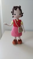 Handmade Heidi Doll, Crochet Toy, Amigurumi -32 cm