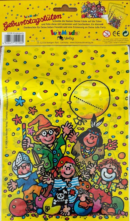  Geburtstagstüten Kinderparty 