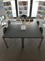 2 Tische + 7 Stühle – Komplettset Büro / Sitzungszimmer