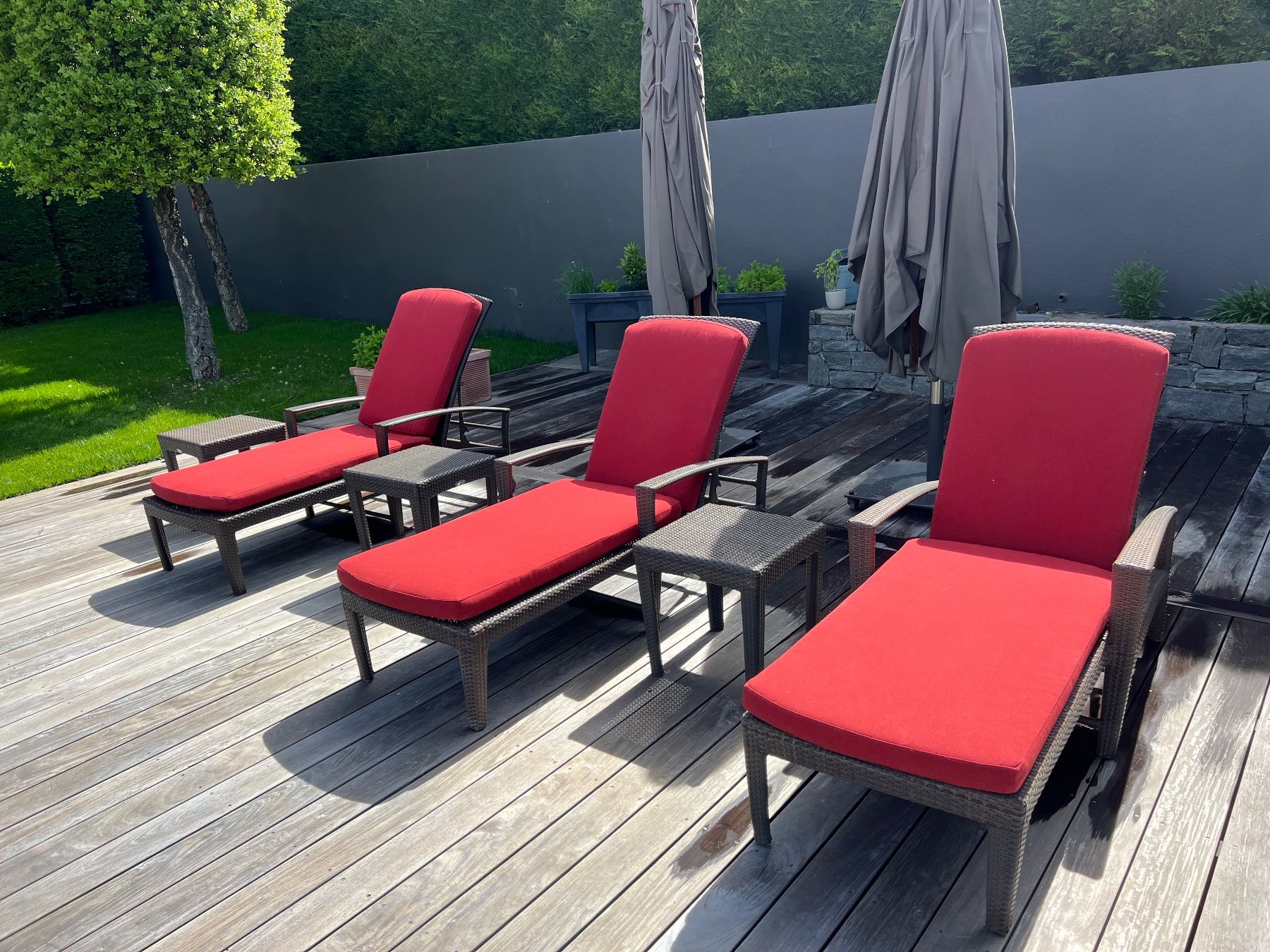 Dedon Set di tavolo e panche: Ensemble de jardin DEDON – Usato da Verbier venduto da vin_v97f 2
