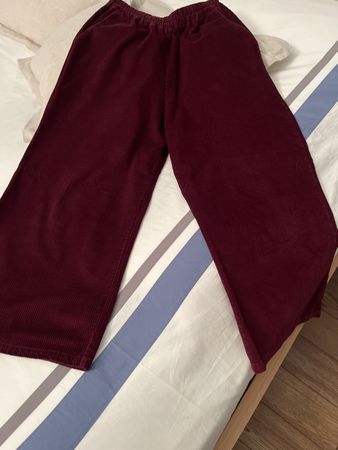 Cropped burgundy trousers I Versiliani - Milan