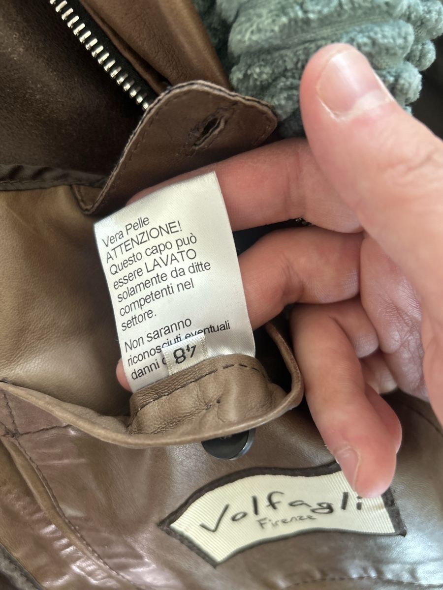 Giacche: Echte Lederjacke “Volfagli Firenze” – Usato da Zürich venduto da roc_wzc9 7