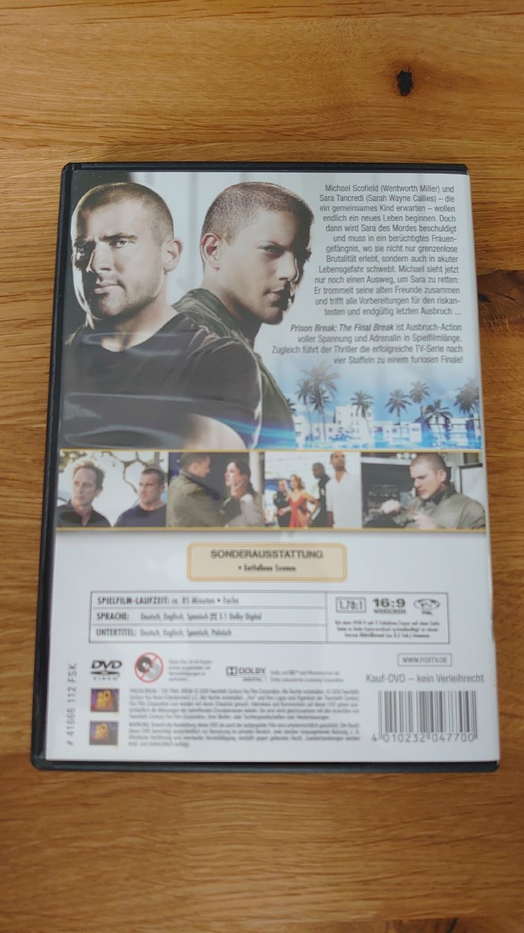 Tutti i DVDs: Prison Breaks - The Final Break – Usato da Pfäffikon SZ venduto da Wild0 1