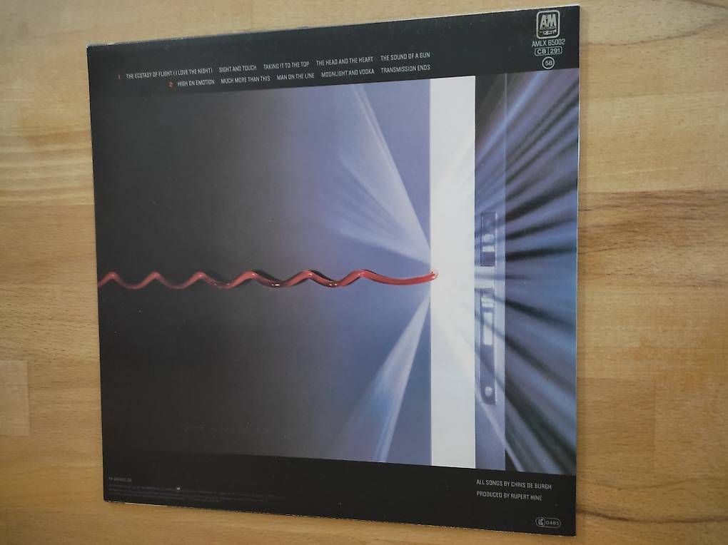 Dischi in vinile: LP Vinyl, CHRIS DE BURGH, Man on the line – Usato da Zielebach venduto da Teneristi 1