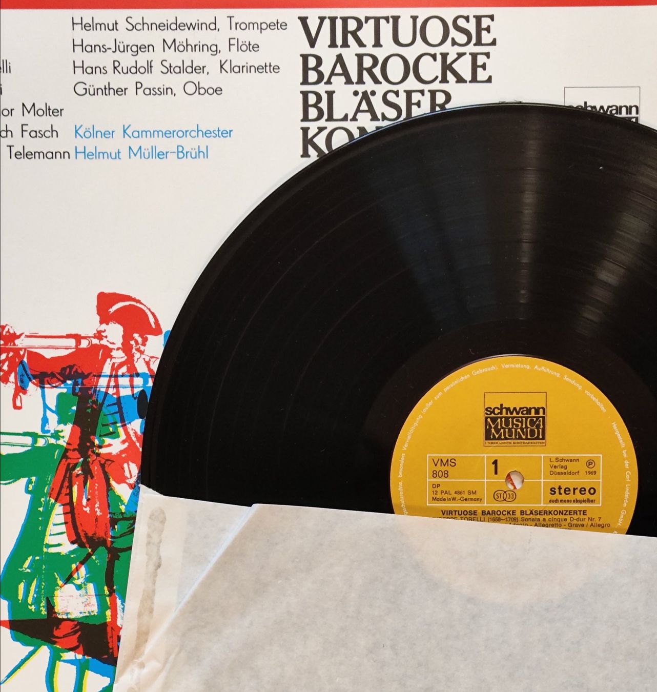 Dischi in vinile: Virtuose Barocke Bläserkonzerte, Vinyl LP 12" – Usato da Winterthur venduto da sumpfis 2