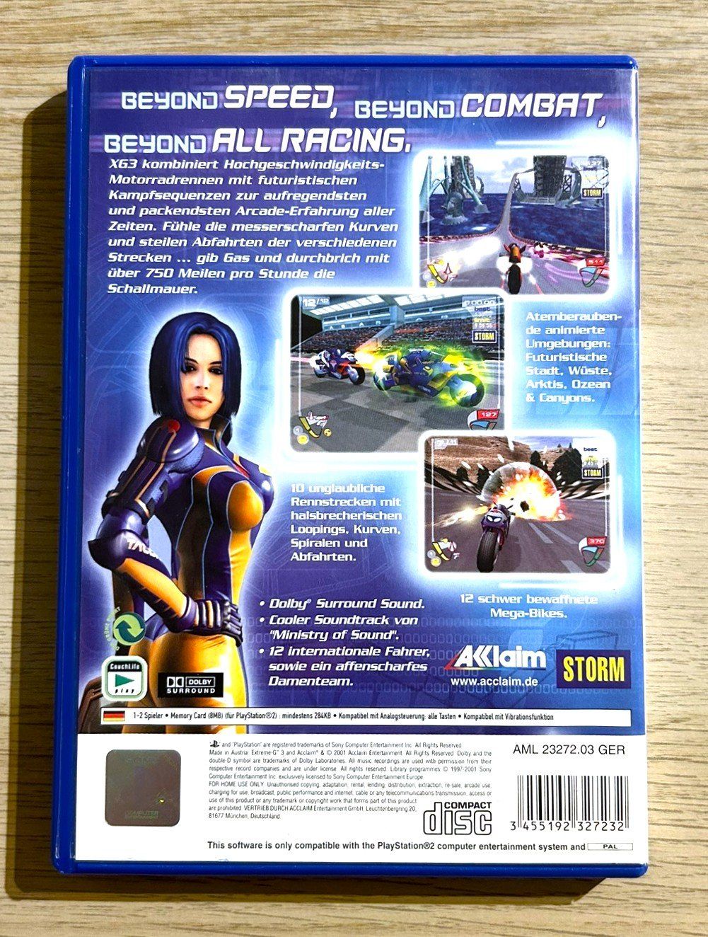 Sony Giochi: XG3: Extreme-G Racing PS2 – Usato da St. Gallen venduto da Alpine.Arcade 1