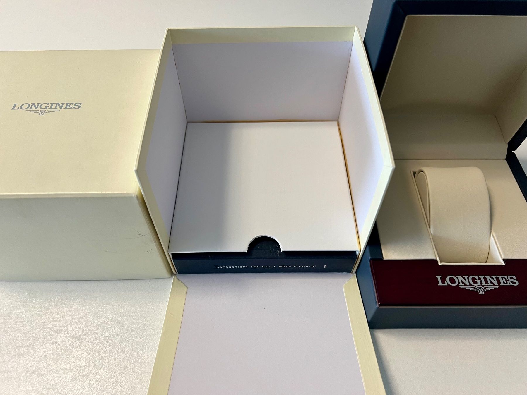 Longines Orologi: LONGINES original square watch box & outerbox + instructions – Nuovo (secondo la descrizione) da Mont-sur-Lausanne venduto da vmi_ym5l 1