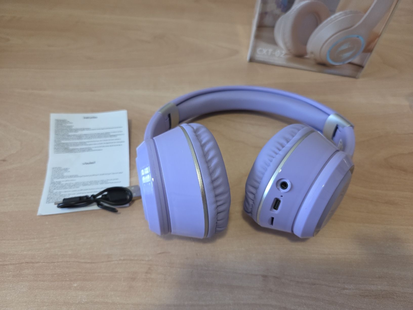 Casques audio: Wireless Kopfhörer Lila Klappbar – Neuf (Voir description) à Winterthur par katzen07 2