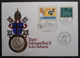 Numisbrief Papst Johannes Paul II 19gr Silber 999
