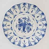 Teller gewölbt Royal Delft De Porceleyne Fles