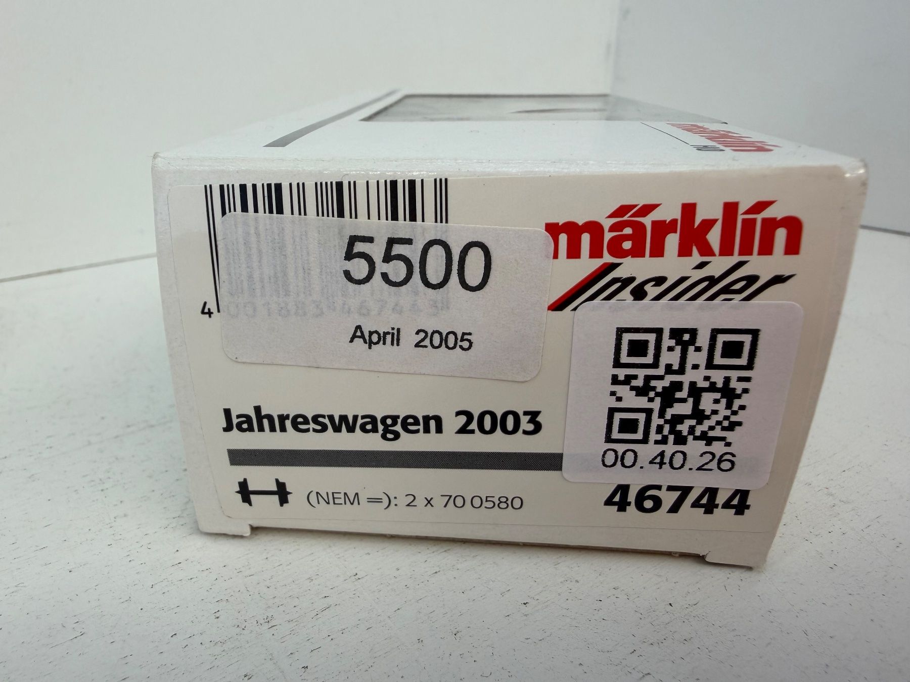 Märklin Modellini di ferrovie: Märklin 46744 Güterwagen Jahreswagen 2003 – Usato da Büsserach venduto da ModellbahnDepot 7