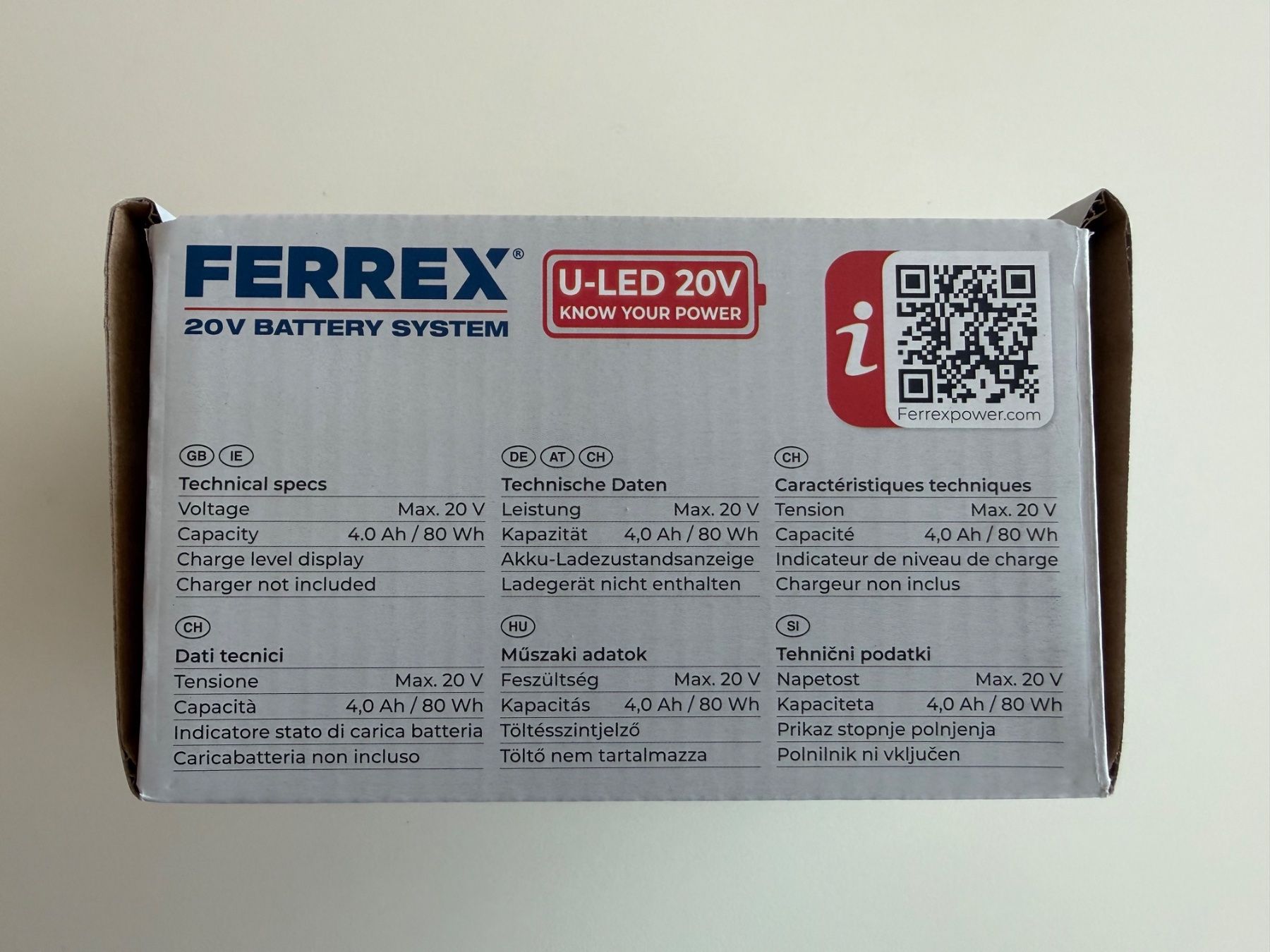Ferrex Accus & piles: Ferrex batterie 20V 4.0Ah – Neuf avec emballage d'origine à St-Gingolph par GoldenKeys 5