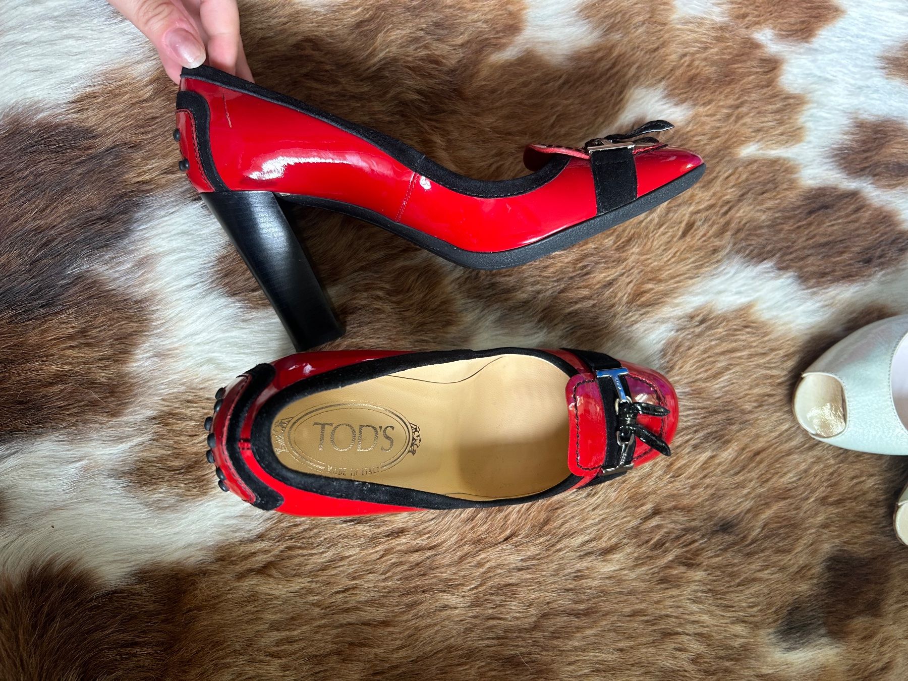 Tod'S Scarpe da donna: Süsse Tod's Pumps Rot Lackleder – Usato da Bern venduto da miafilippa01 4