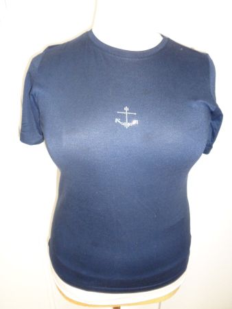 T-shirt bleu marine T. S