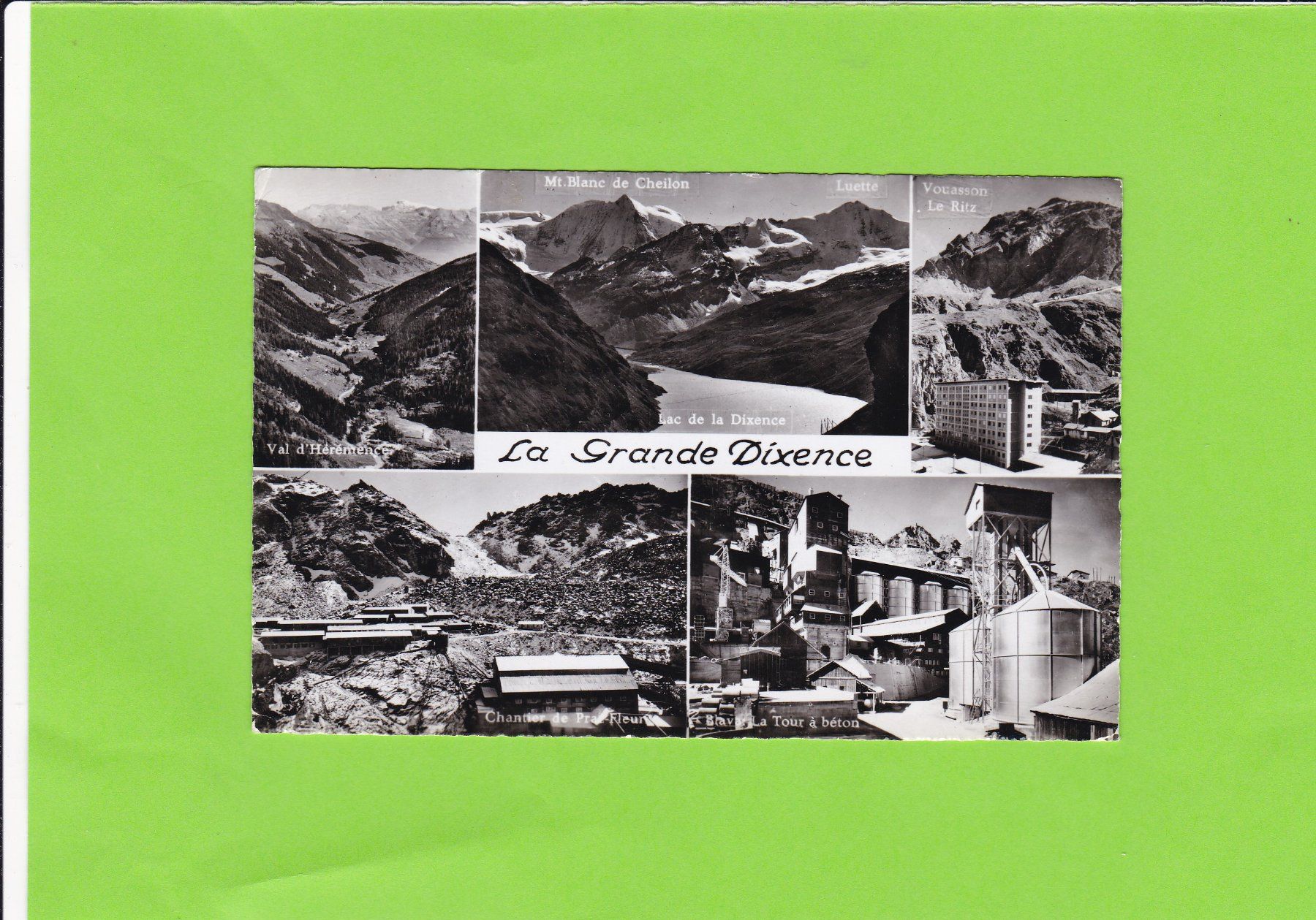 Cartoline postali: La Grande Dixence – Usato da St. Peterzell venduto da neckertal