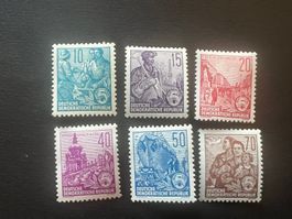DDR 1955 Nr. 453-458  * (5558)