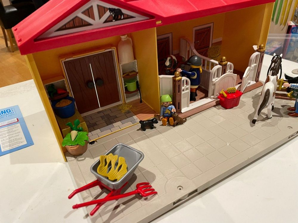 PLAYMOBIL Pferdestall zum Mitnehmen 5348 | Kaufen auf Ricardo