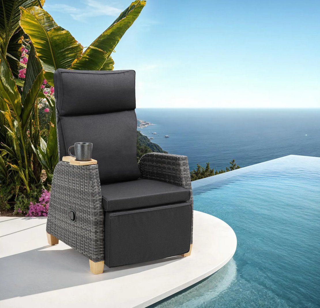 Poltrone: Rattansessel Pescara Luxus mit Aluminiumgestell – Nuovo (secondo la descrizione) da Steinhausen venduto da Retourenprofis