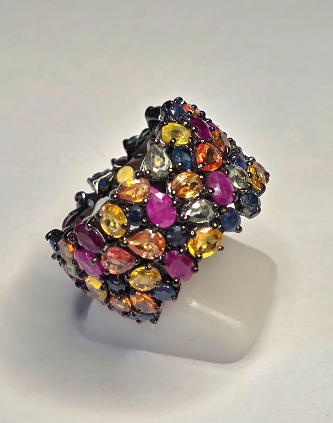 Bagues: Safir Rubin Eternity Fingerring – Neuf (Voir description) à Zürich par adriben 6