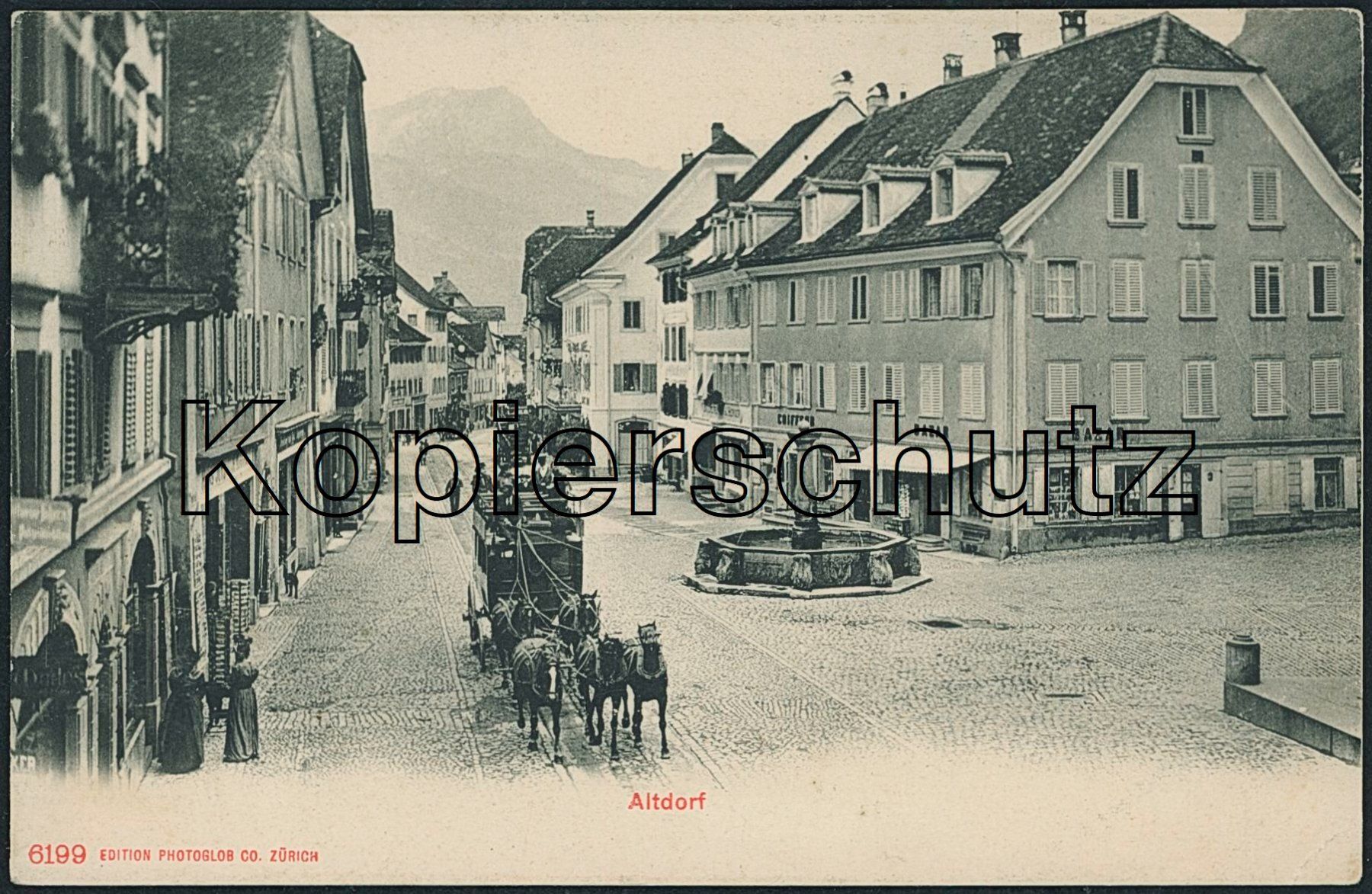 Cartoline postali: UR Altdorf - Kutsche – Nuovo (secondo la descrizione) da Schindellegi venduto da stationary