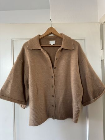 Cardigan oversize H&M beige, taglia XL