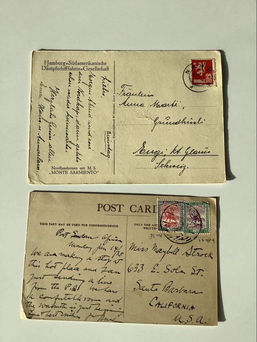 Tutti i francobolli: 4 SCHIFFSBELEGE ab 1902 – Usato da Lufingen venduto da Rac0 3