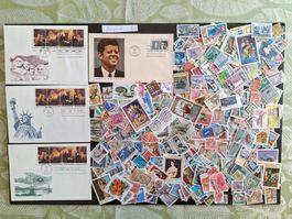 Mehrere hundert Ausland-Briefmarken ab Uralt S1